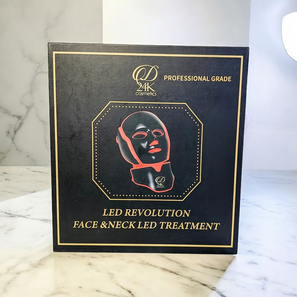 NWT-D24K Professional Grade LED Face & Neck Mask